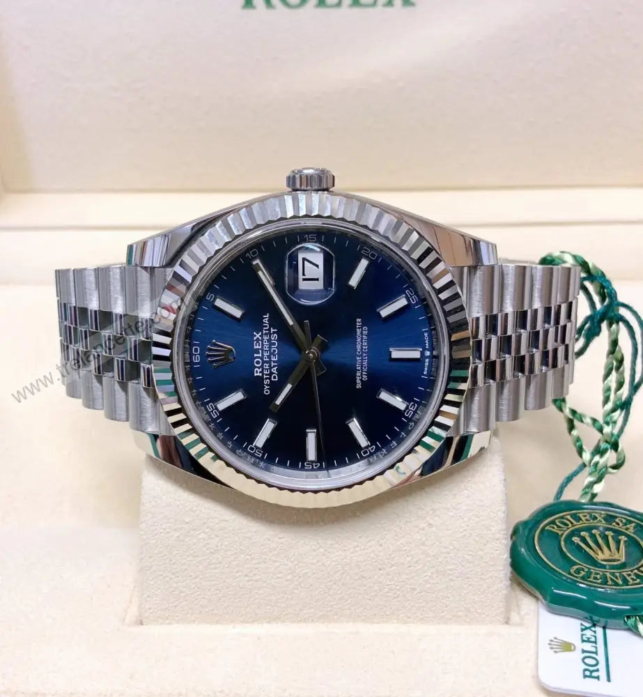 Datejust 41Mm Jubilee Blu Orologi Da Polso