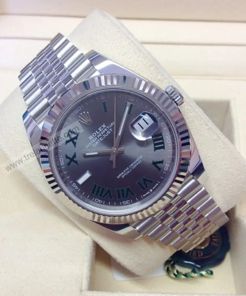 Datejust 41Mm Jubilee Wimbledon Orologi Da Polso