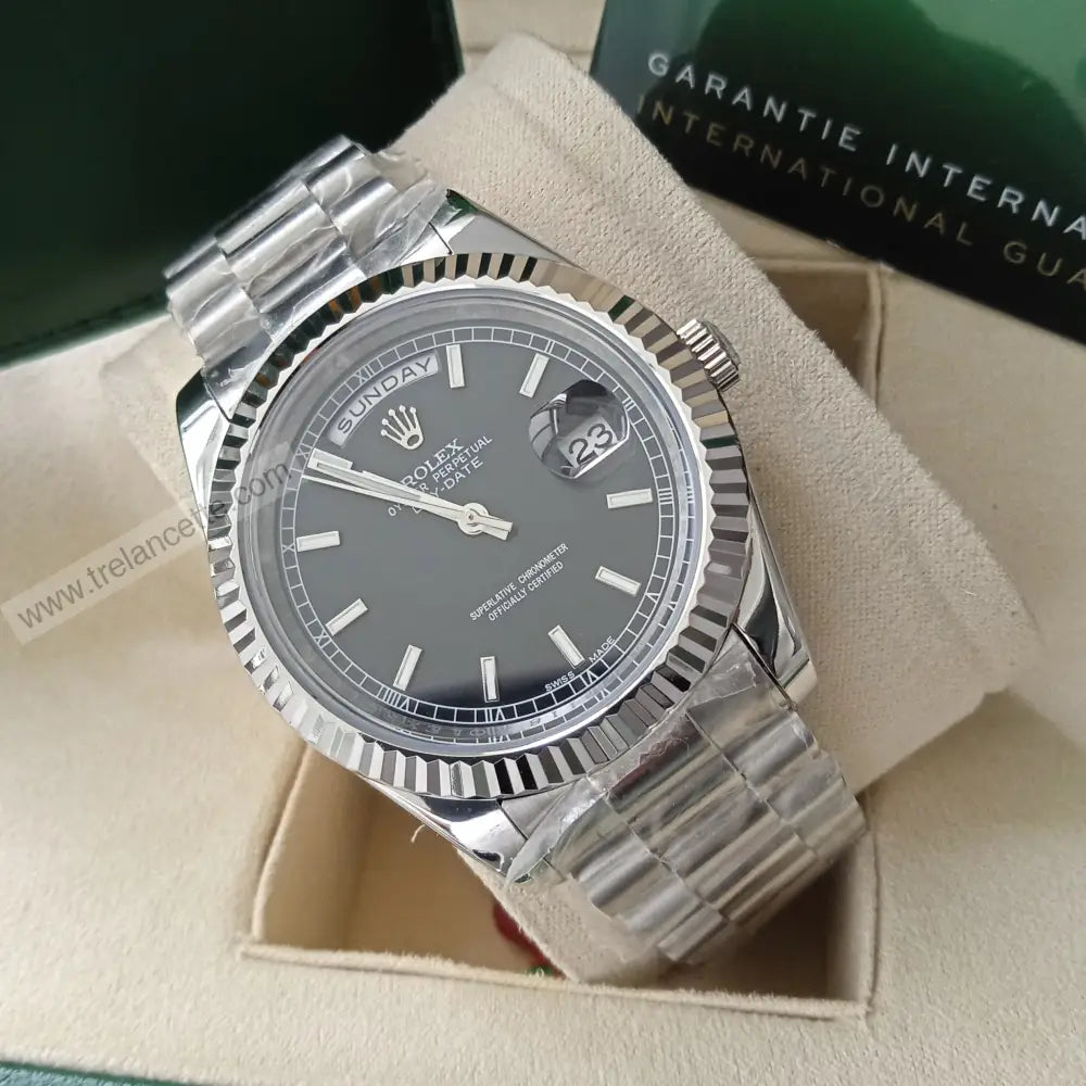 Day Date 40Mm Nero Orologi Da Polso