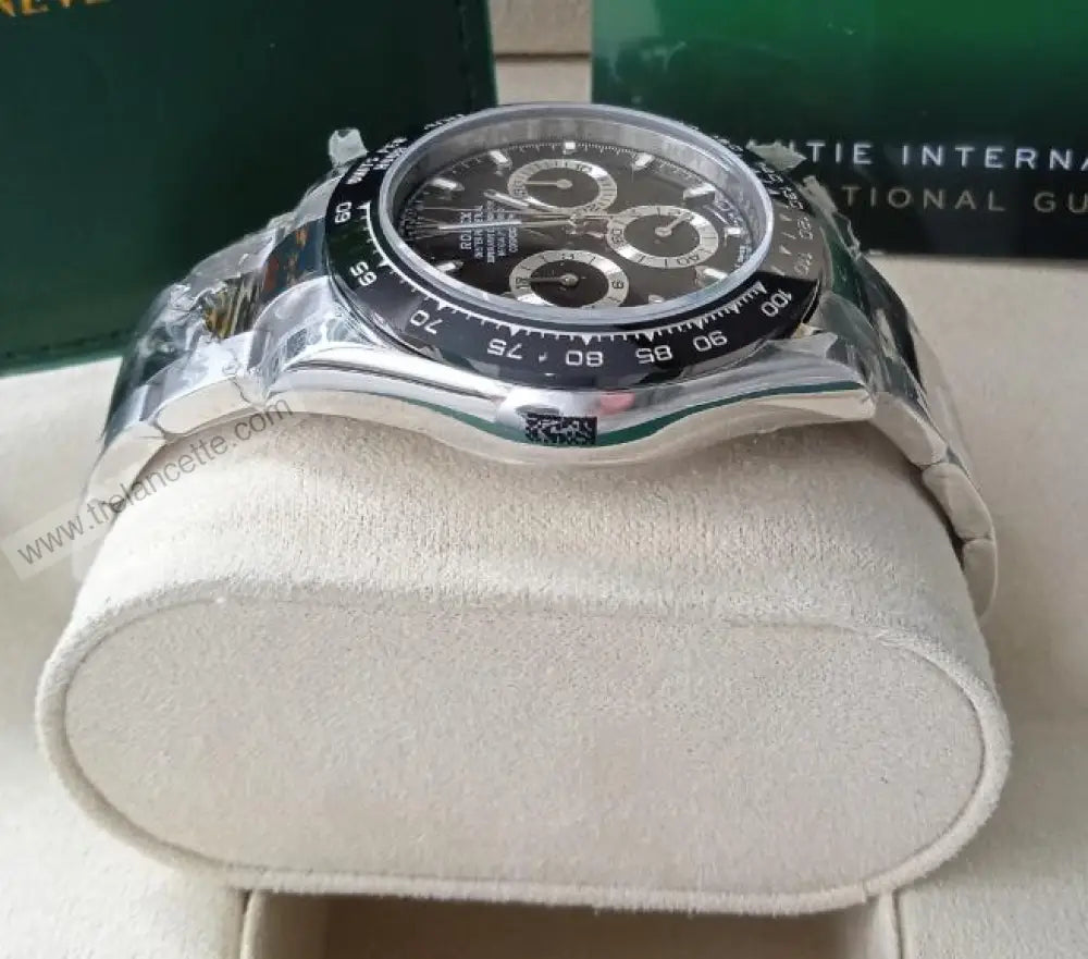Daytona Acciaio Crono Ceramica Nero Orologi Da Polso