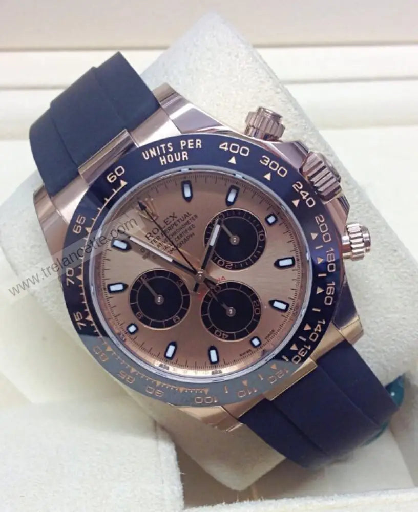 Daytona Oro Rosa Caucciù Orologi Da Polso
