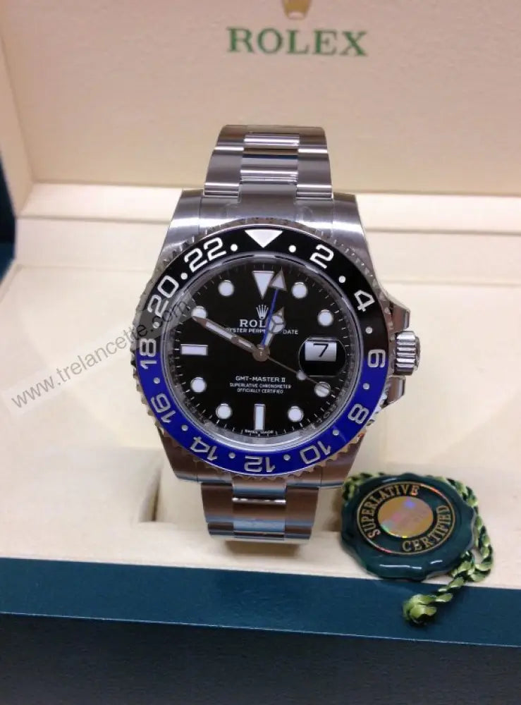 Gmt Master Ii Batman Oyster Orologi Da Polso