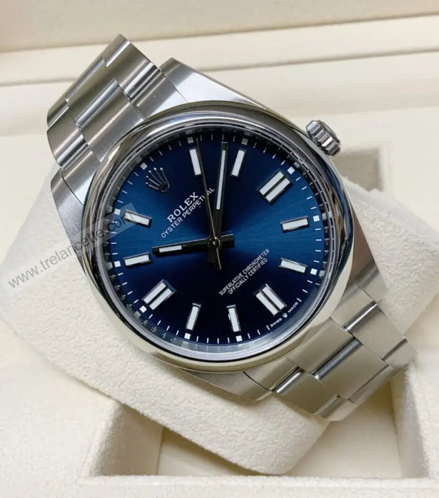 Oyster Perpetual 36Mm Blu Orologi Da Polso