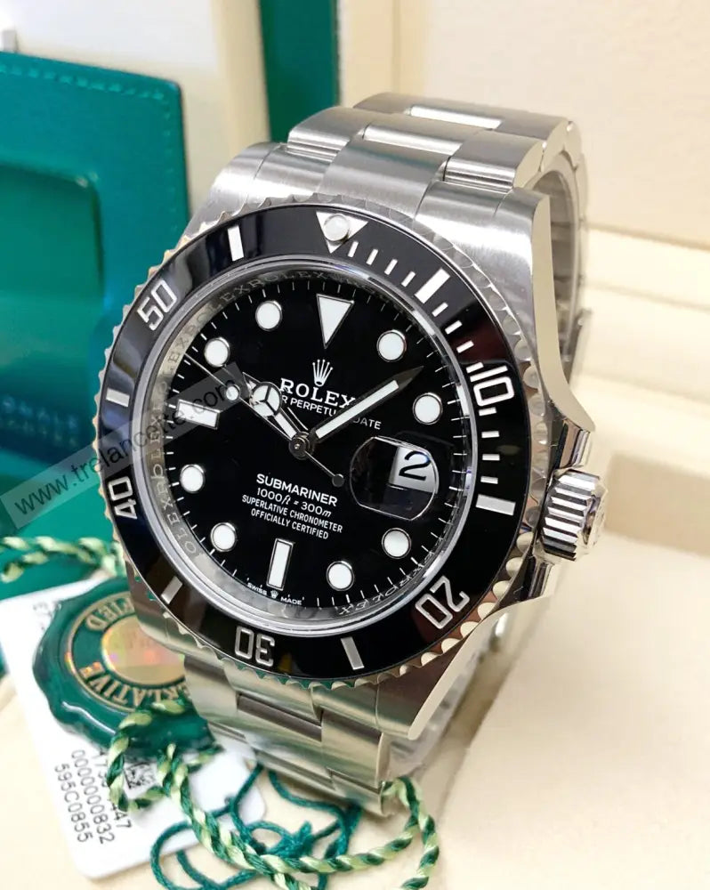 Submariner Nero Data 41Mm Orologi Da Polso