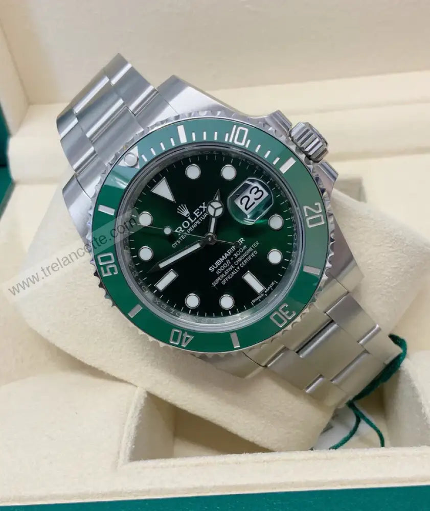 Submariner Verde Hulk 40Mm Orologi Da Polso