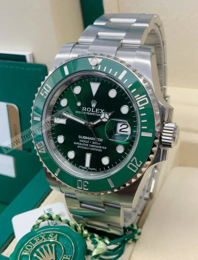Submariner Verde Hulk 40Mm Orologi Da Polso