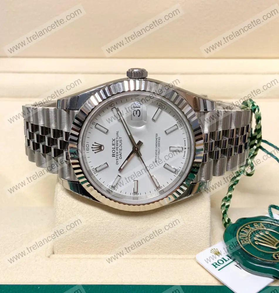 Datejust 36Mm Jubilè Bianco Orologi Da Polso