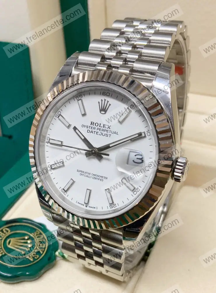 Datejust 36Mm Jubilè Bianco Orologi Da Polso