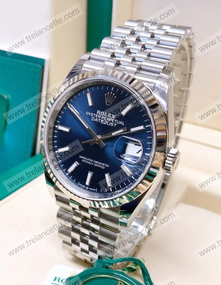 Datejust 36Mm Jubilè Blu Orologi Da Polso