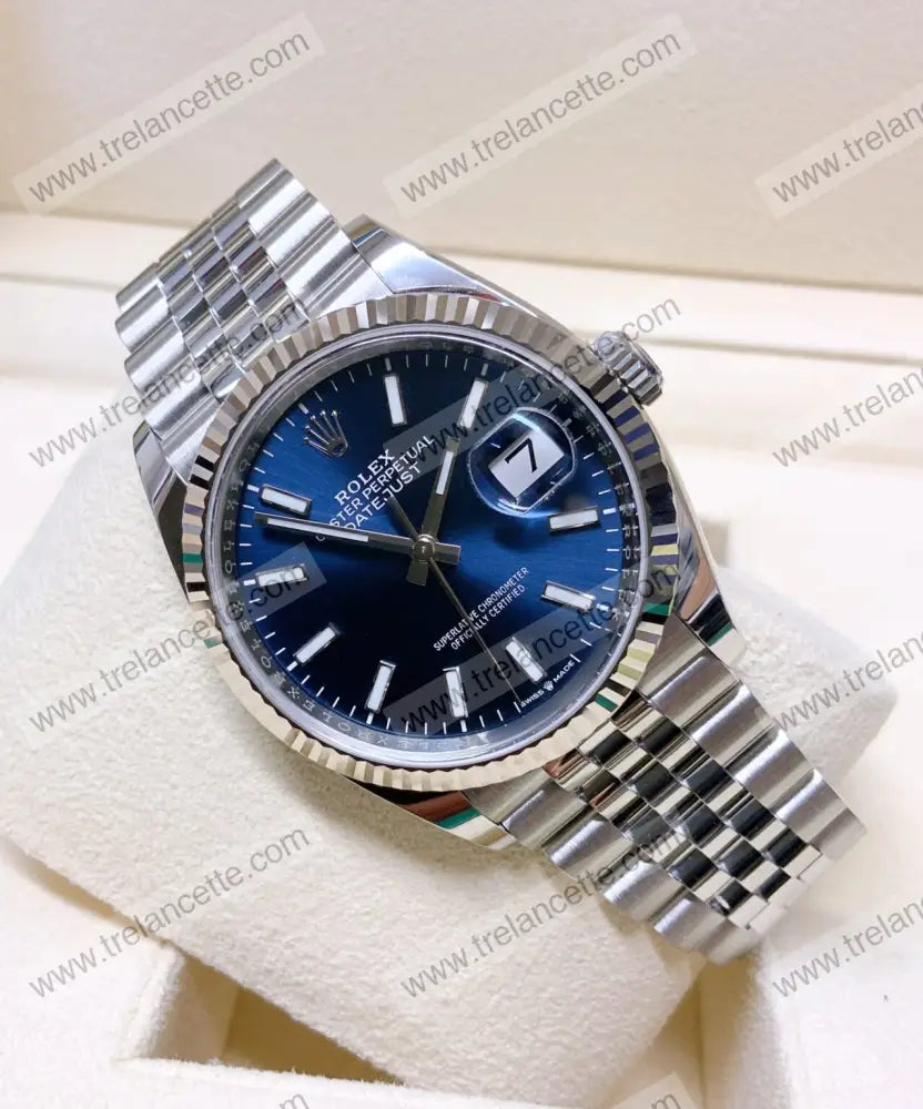 Datejust 36Mm Jubilè Blu Orologi Da Polso