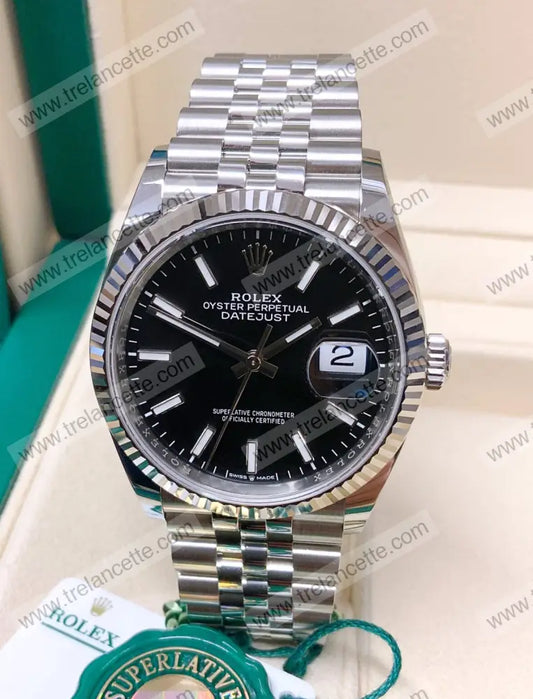 Datejust 36Mm Jubilè Nero Orologi Da Polso