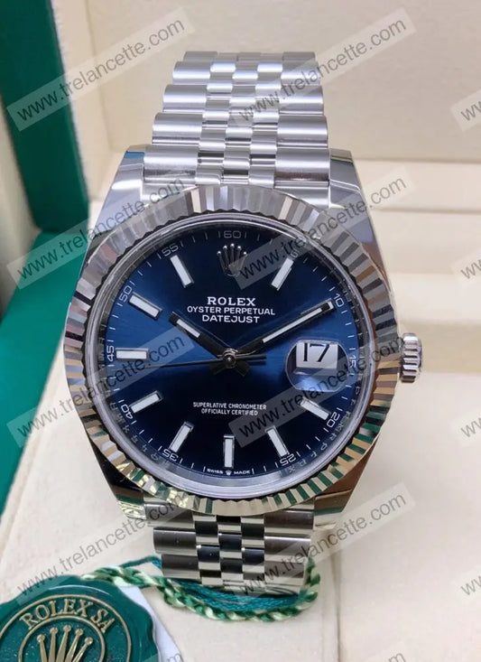 Datejust 41Mm Jubilee Blu Orologi Da Polso