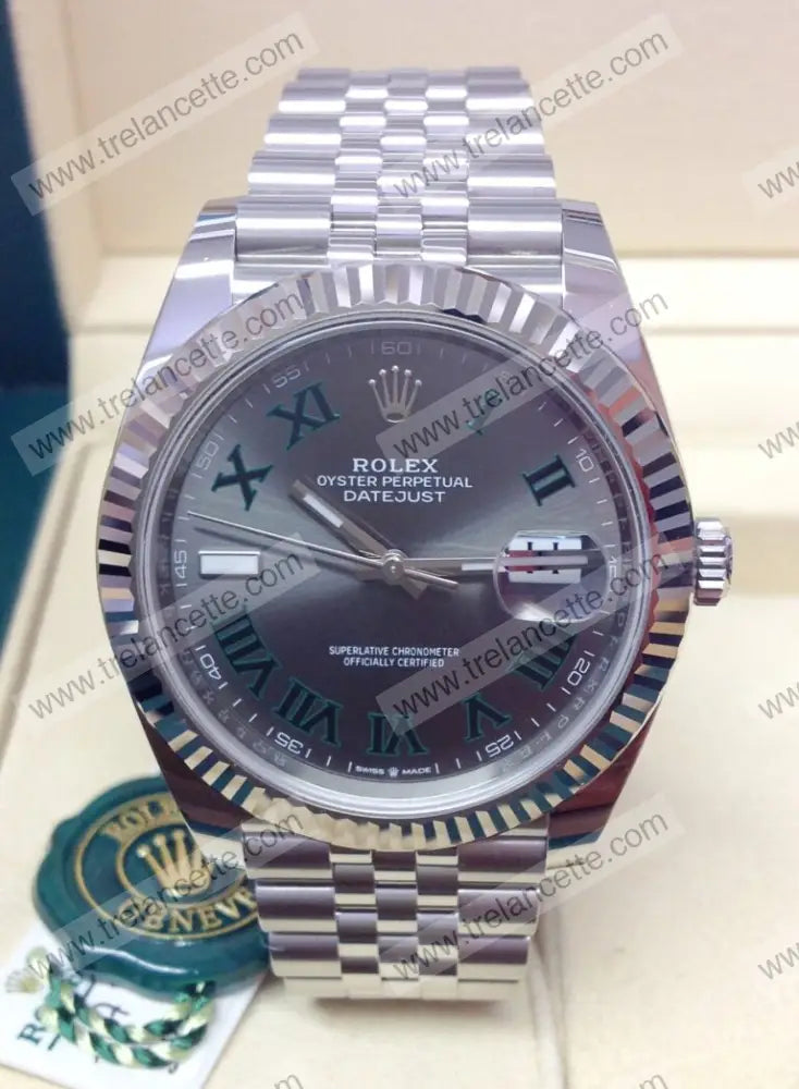 Datejust 41Mm Jubilee Wimbledon Orologi Da Polso