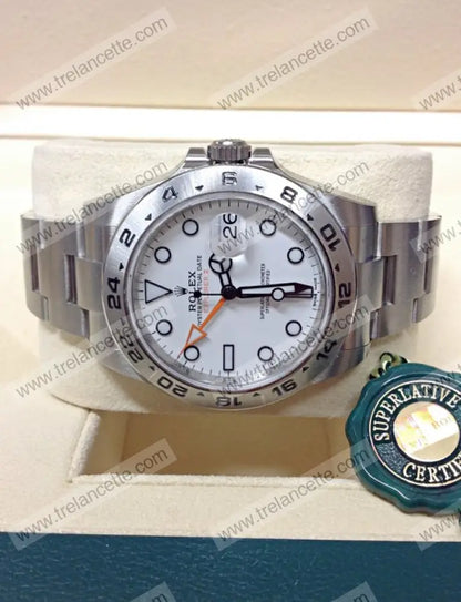 Explorer Ii Acciaio 42Mm Bianco Orologi Da Polso