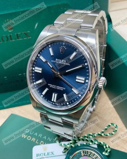 Oyster Perpetual 36Mm Blu Orologi Da Polso