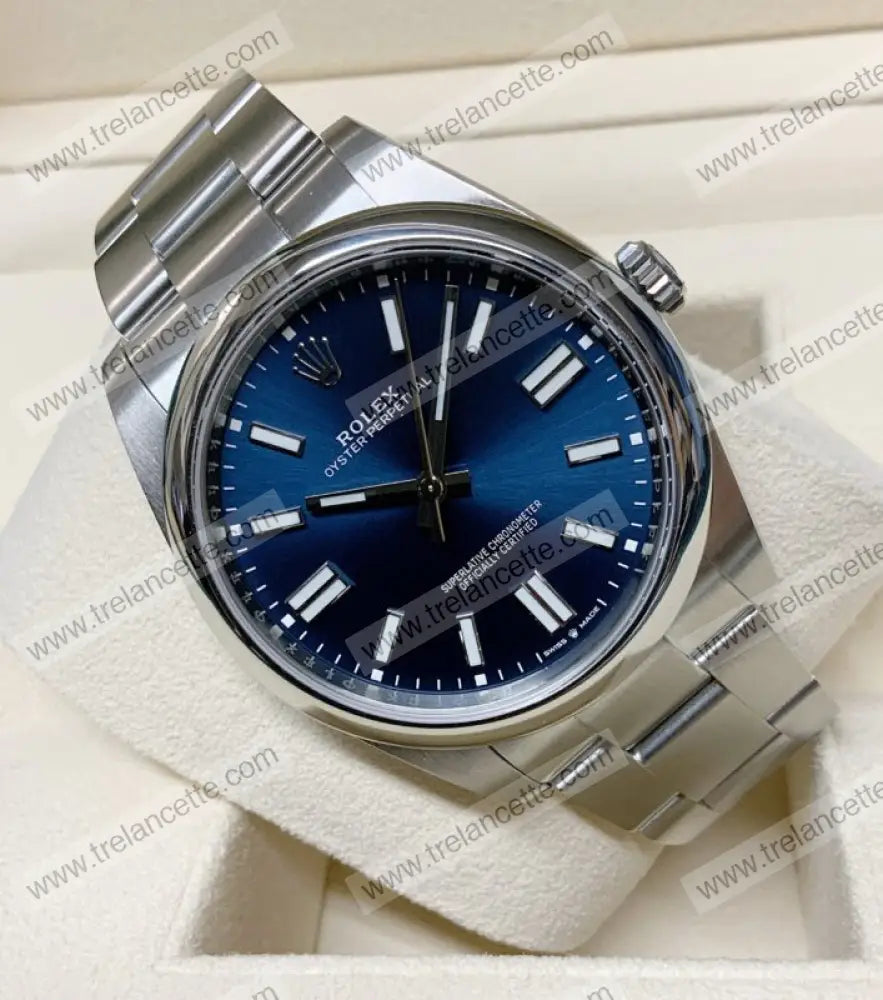 Oyster Perpetual 36Mm Blu Orologi Da Polso