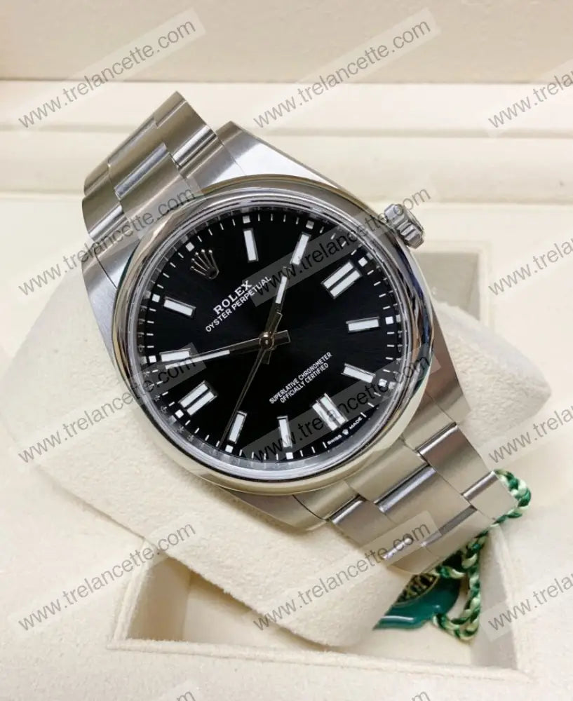 Oyster Perpetual 36Mm Nero Orologi Da Polso