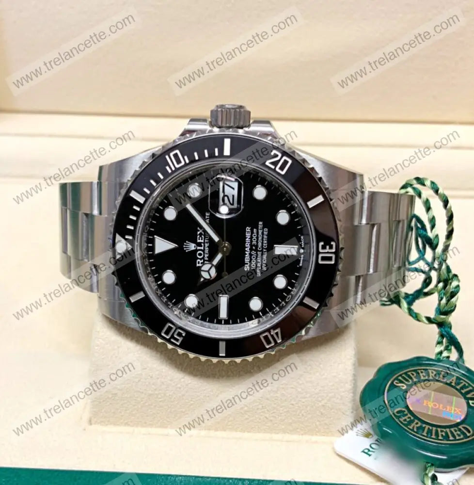 Submariner Nero Data 41Mm Orologi Da Polso