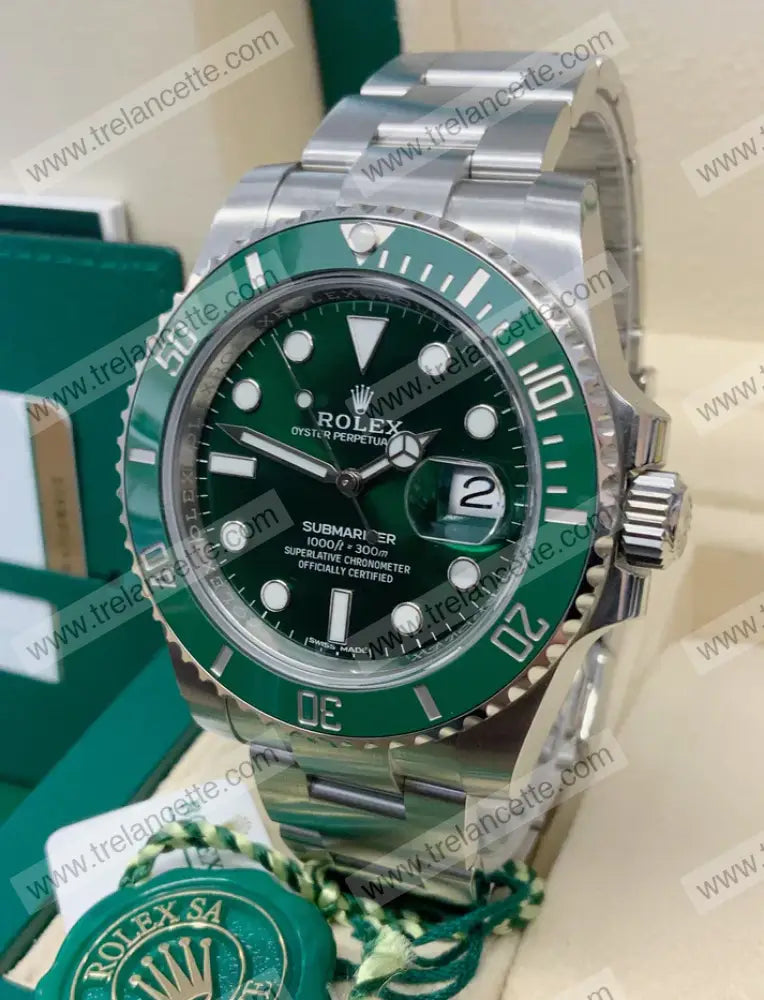 Submariner Verde Hulk 40Mm Orologi Da Polso