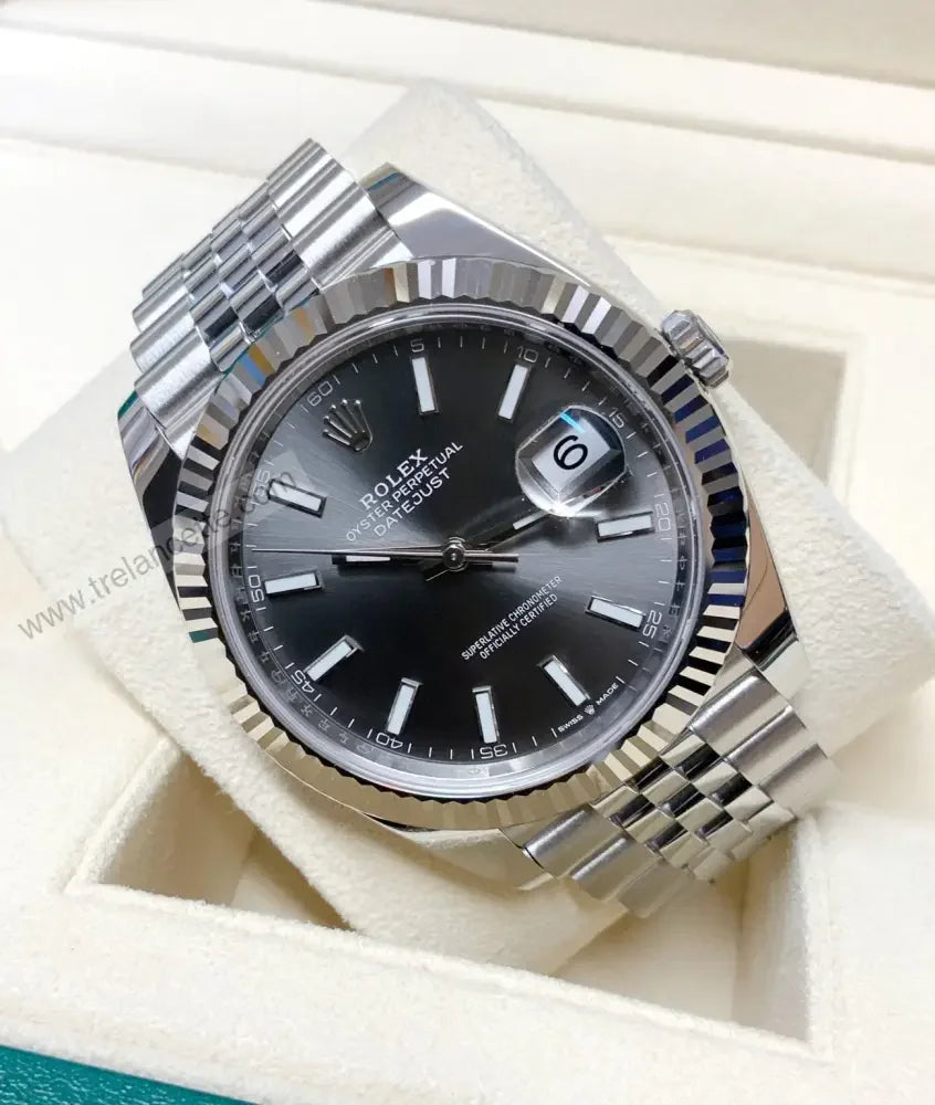 Repliche Rolex Datejust 36mm grigio jubilee - Trelancette