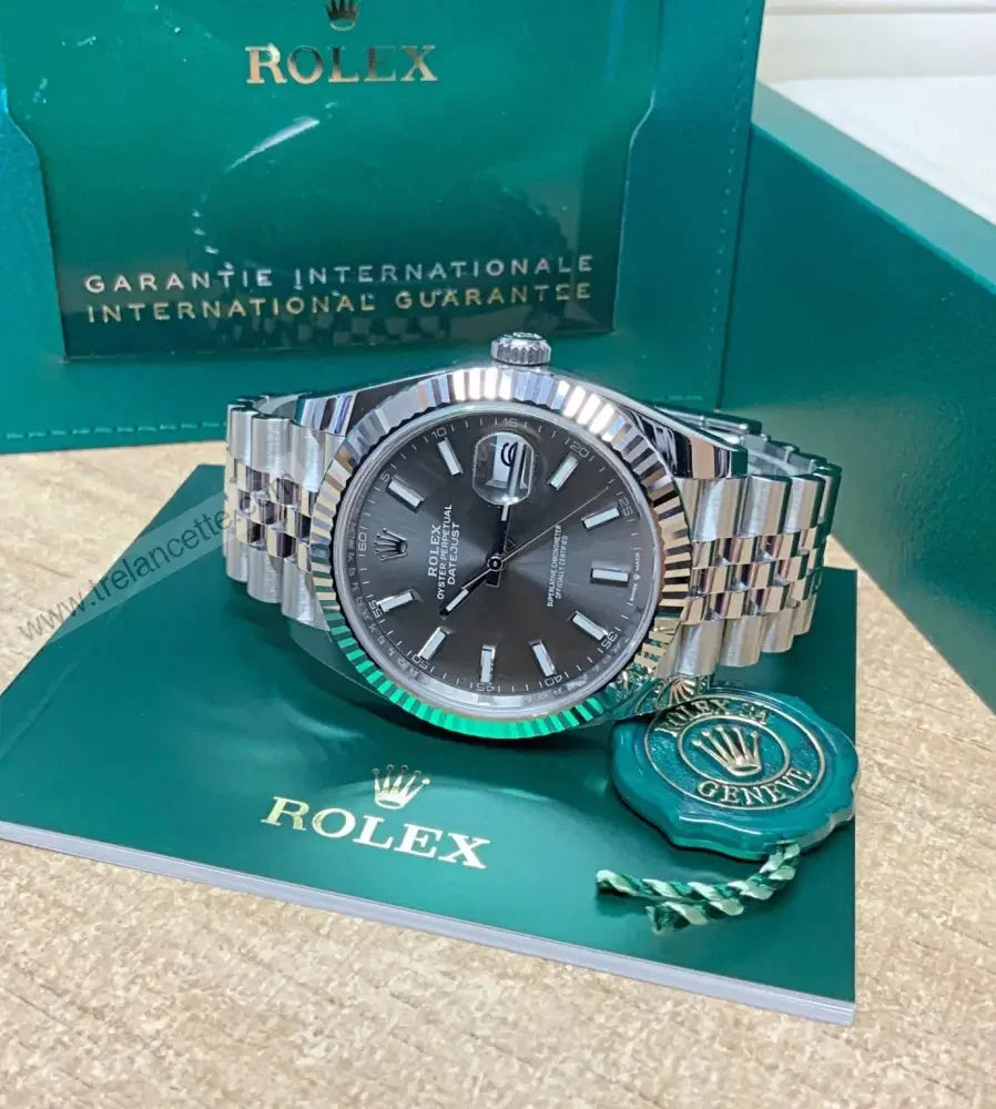 Repliche Rolex Datejust 36mm grigio jubilee - Trelancette