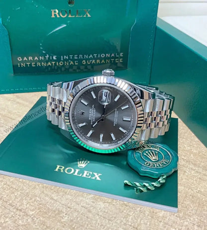 Repliche Rolex Datejust 36mm grigio jubilee - Trelancette