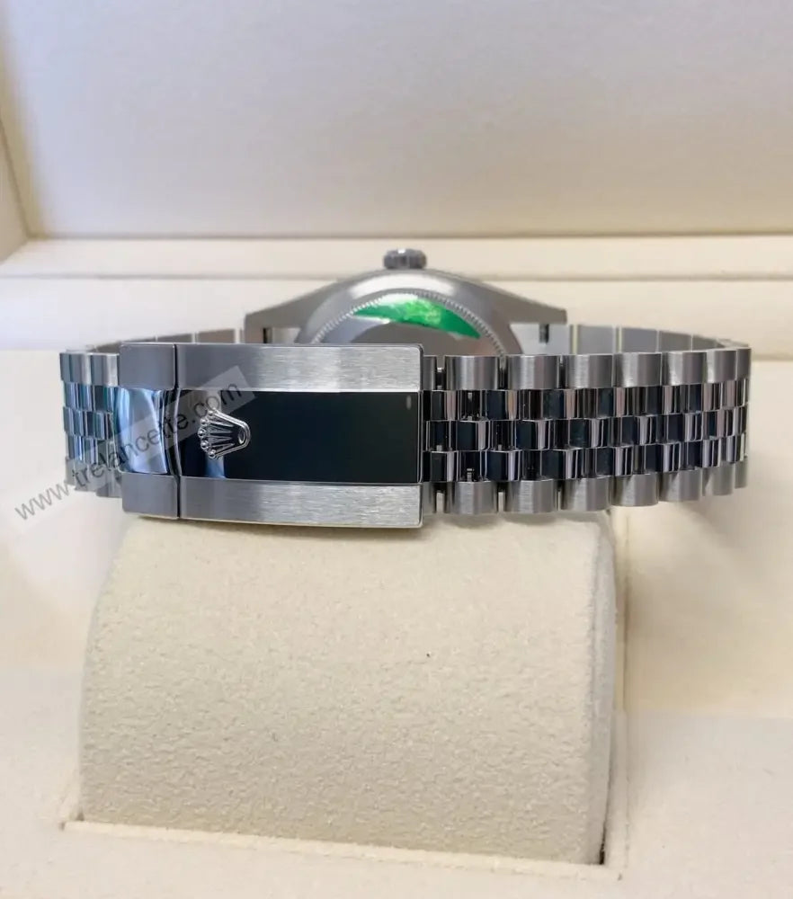 Repliche Rolex Datejust 36mm nero brillantini - Trelancette
