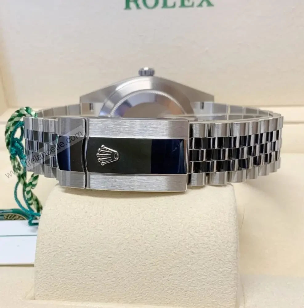 Repliche Rolex Datejust 41mm blu - Trelancette