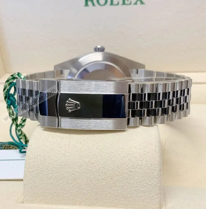 Repliche Rolex Datejust 41mm blu - Trelancette