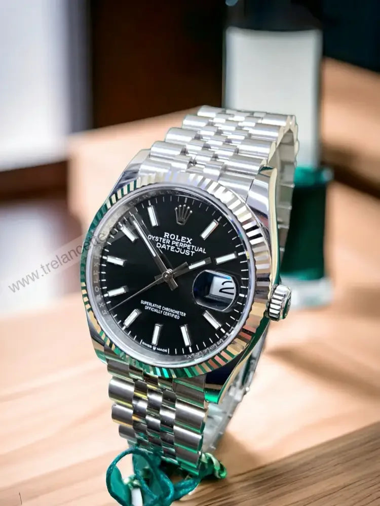 Repliche Rolex Datejust 41mm nero jubilee - Trelancette
