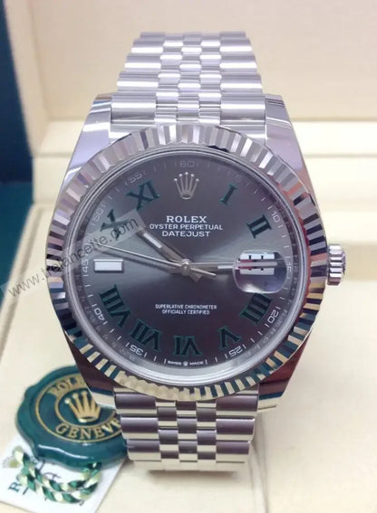 Repliche Rolex Datejust 41mm Wimbledon jubilee - Trelancette