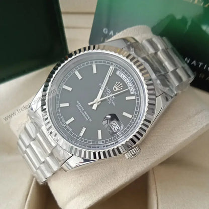 Repliche Rolex Daydate nero - Trelancette