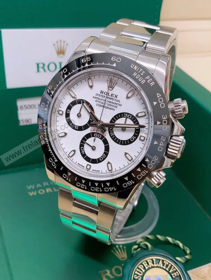 Repliche Rolex Daytona ceramica bianco - Trelancette
