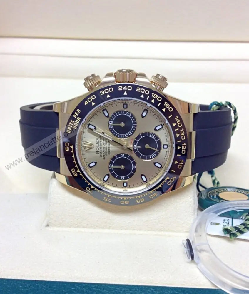 Repliche Rolex Daytona gomma oro - Trelancette