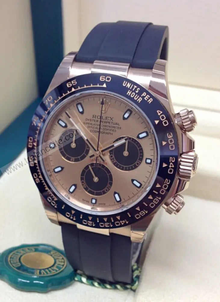 Repliche Rolex Daytona gomma oro rosa - Trelancette