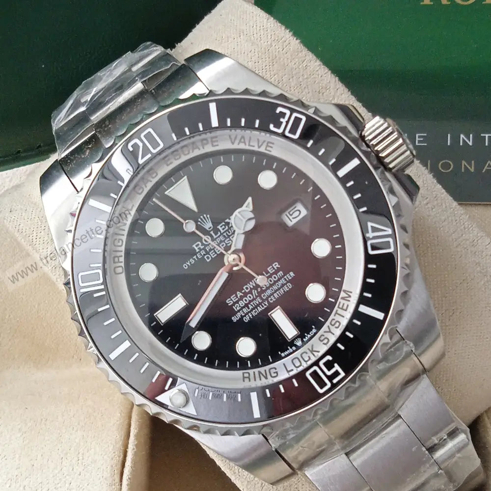 Repliche Rolex Deepsea 44mm nero - Trelancette