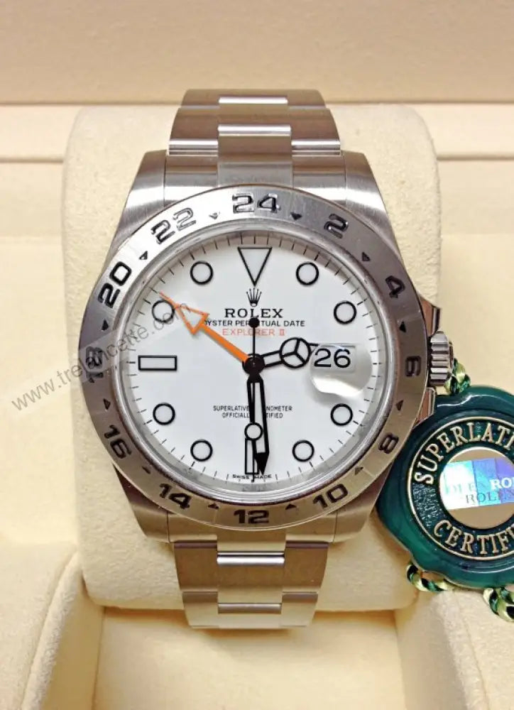 Repliche Rolex Explorer II bianco - Trelancette