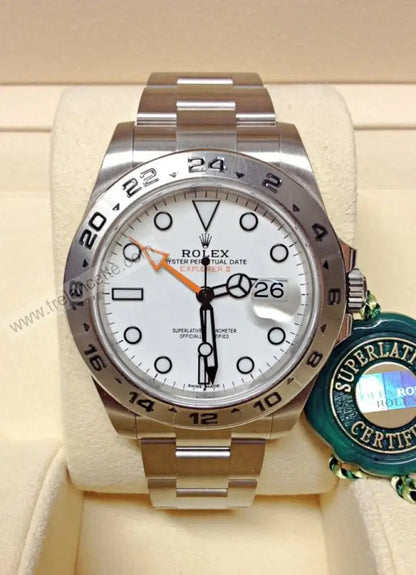 Repliche Rolex Explorer II bianco - Trelancette
