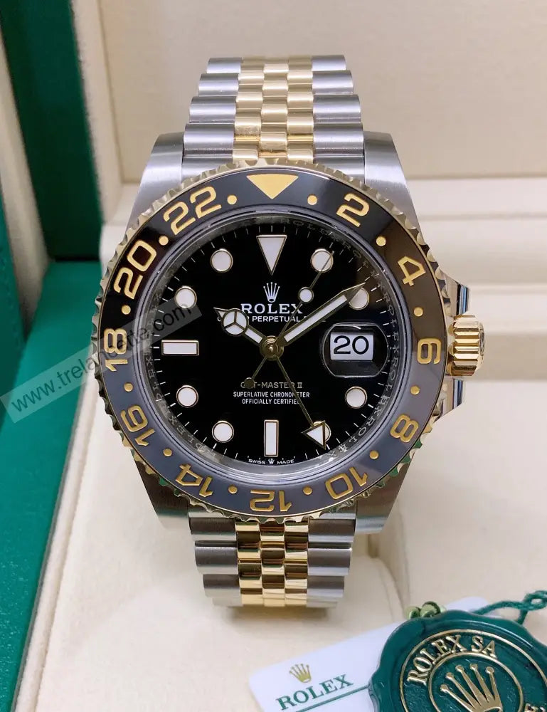 Repliche Rolex Gmt acciaio e oro jubilee - Trelancette