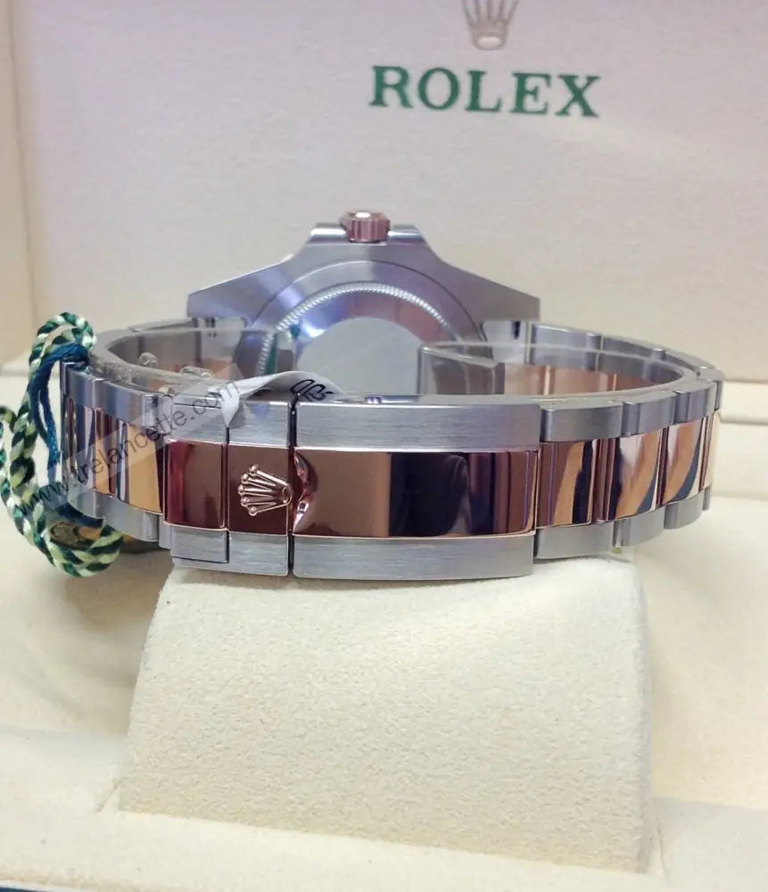 Repliche Rolex Gmt acciaio e oro rosa - Trelancette