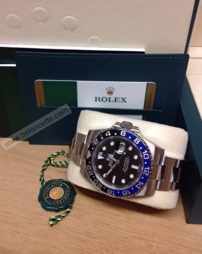 Repliche Rolex Gmt batman Oyster - Trelancette