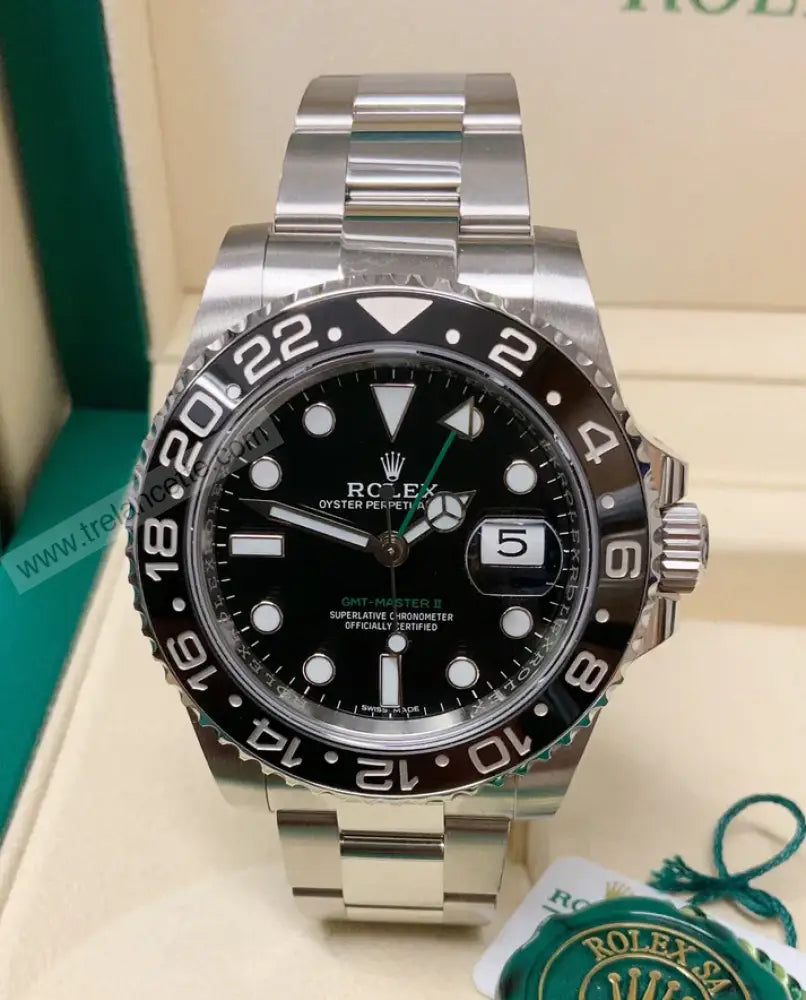 Repliche Rolex Gmt nero - Trelancette