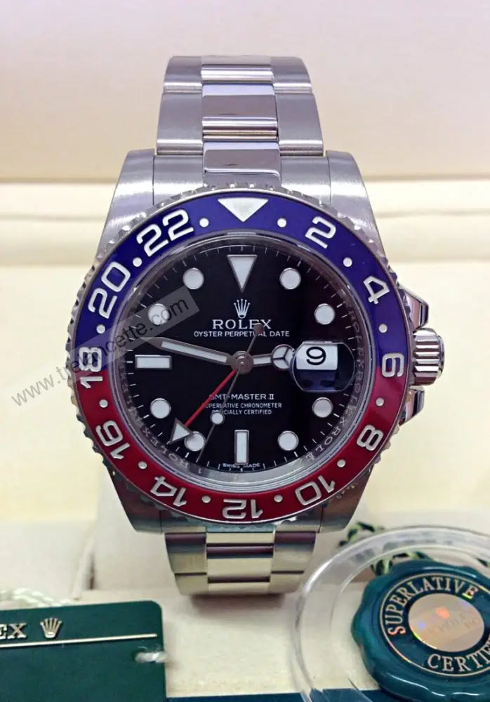 Repliche Rolex Gmt pepsi oyster - Trelancette