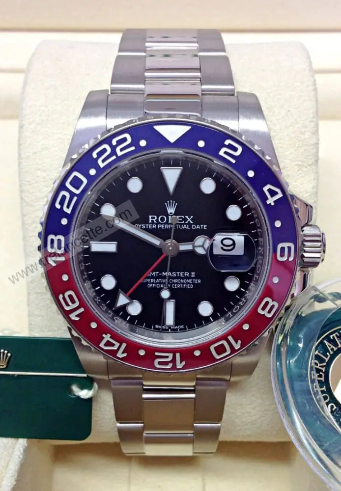 Repliche Rolex Gmt pepsi oyster - Trelancette