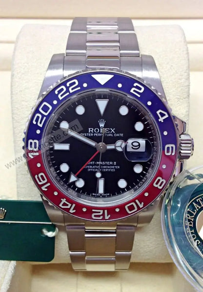 Repliche Rolex Gmt pepsi oyster - Trelancette