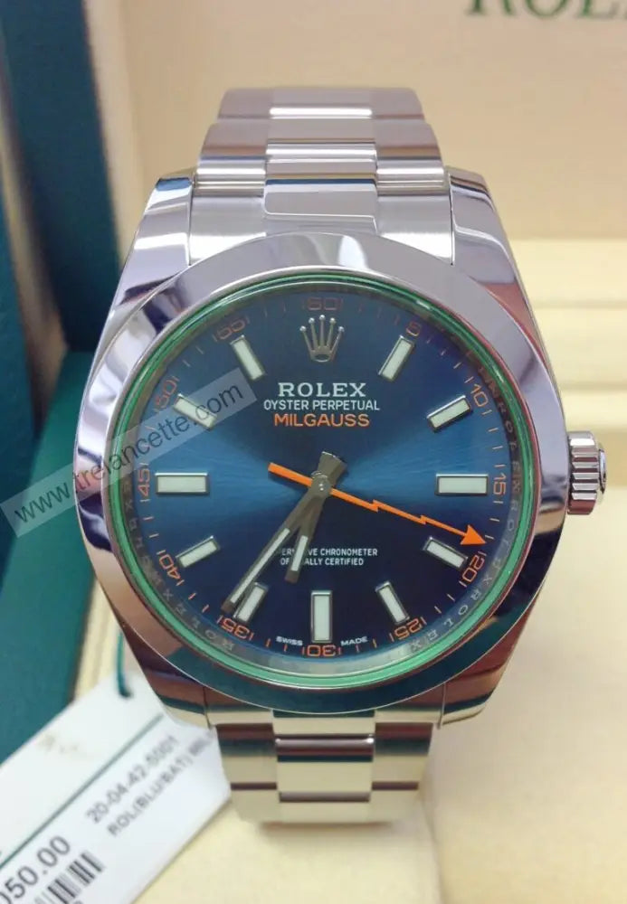 Repliche Rolex Milgauss blu - Trelancette