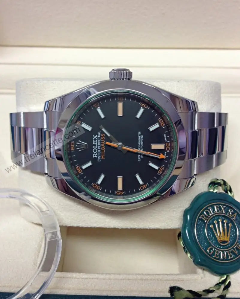 Repliche Rolex Milgauss nero - Trelancette