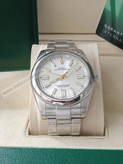 Repliche Rolex Perpetual 36mm grigio - Trelancette