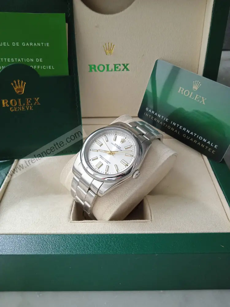 Repliche Rolex Perpetual 36mm grigio - Trelancette