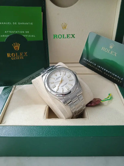 Repliche Rolex Perpetual 36mm grigio - Trelancette